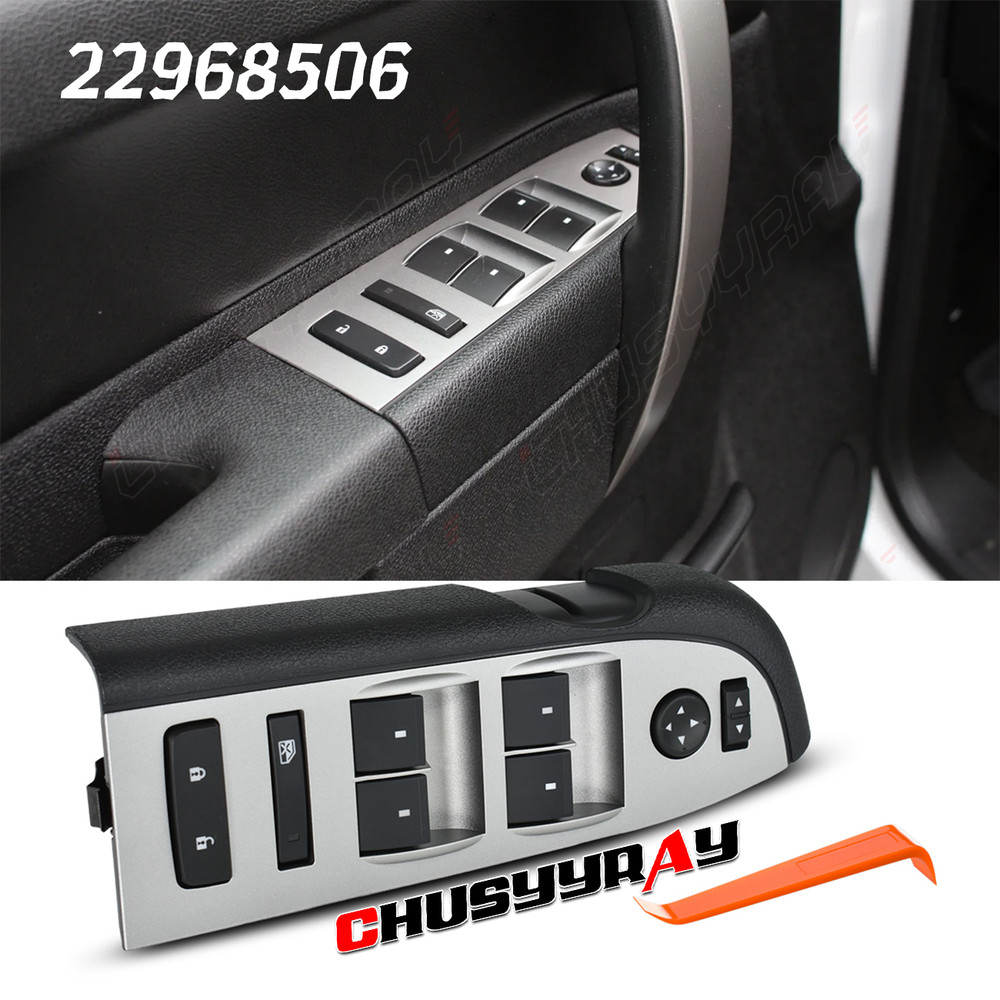 Window Master Switch 22968506 Bezel Mirror & Lock without Power Folding Mirror