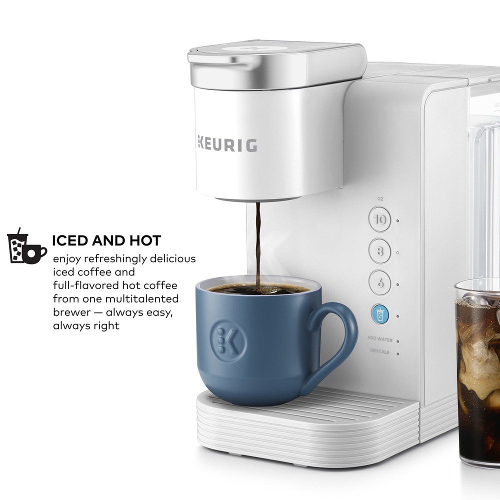 K-Express Essentials Plus, Iced and Hot Single-Serve K-Cup Pod Coffee Maker, ...