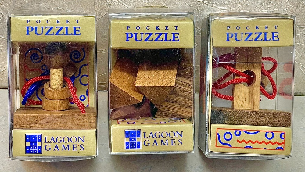 Lagoon Group 3 NIB Wood Challenging Puzzles UK