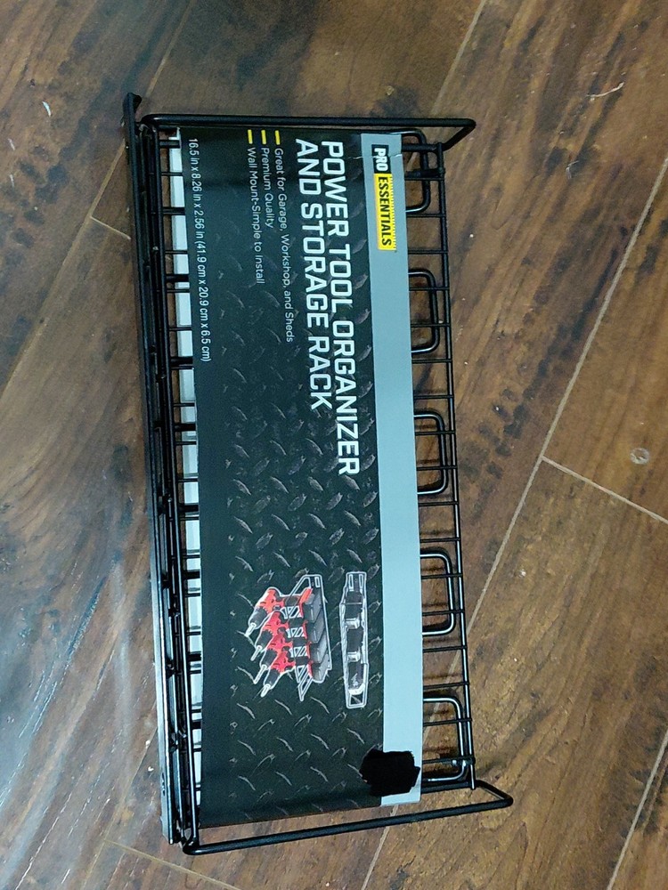 Pro Essentials Power Tool Organizer & Storage Rack
