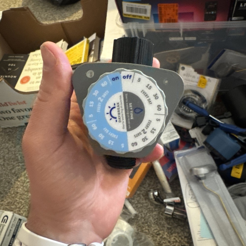 Orbit Single Outlet Hose Watering Timer Daybreak Automatic Gray 62045