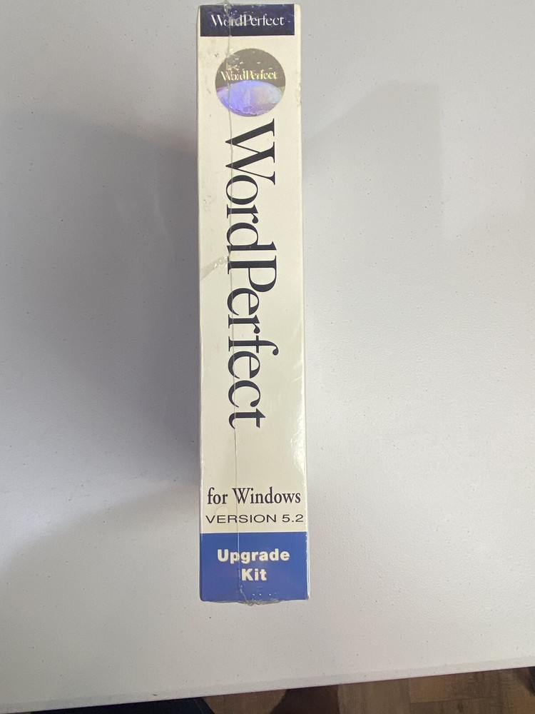 WordPerfect 5.2 For Windows Upgrade Version 1992