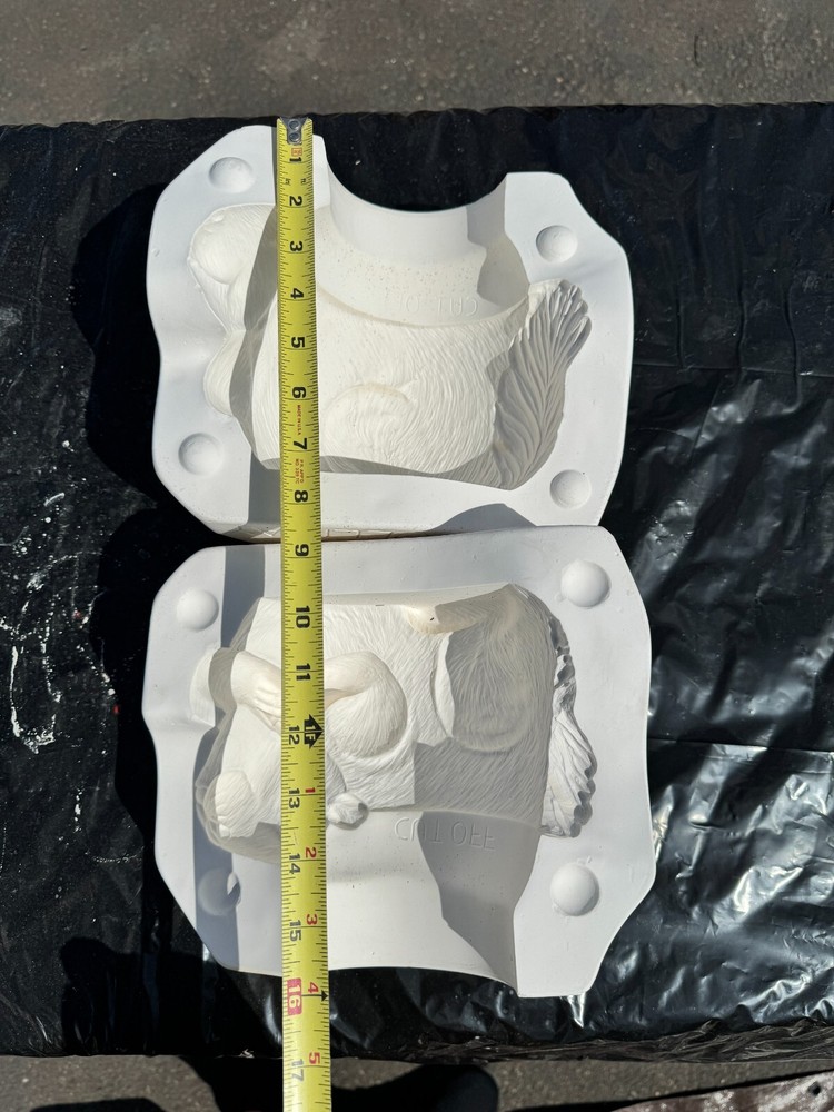 VINTAGE DOC HOLLIDAY CERAMIC MOLD #2493 SQUIRREL PLANTER