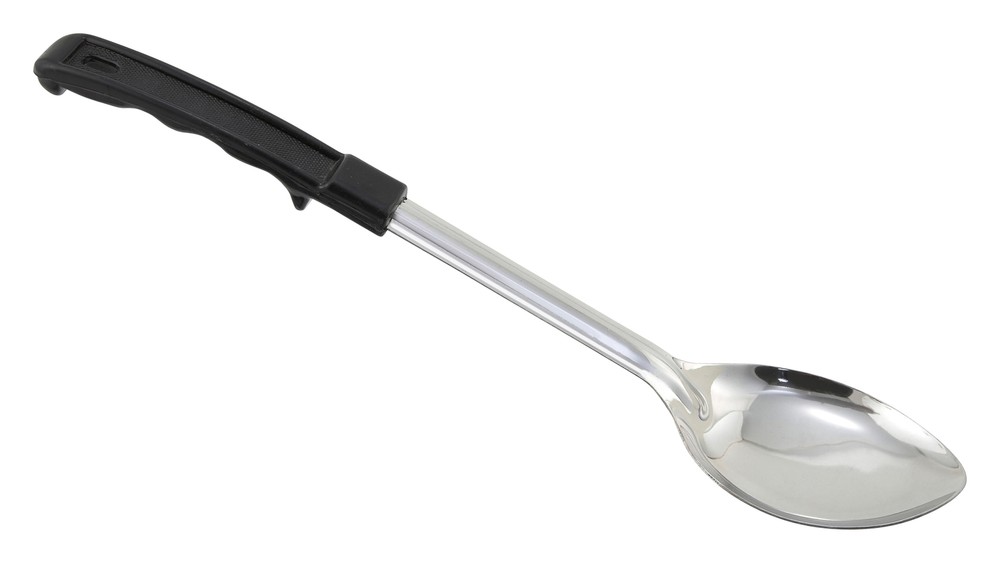 Winco Prime 13" S/S Solid Basting Spoon with Plastic Hdl, NSF (12 Each)
