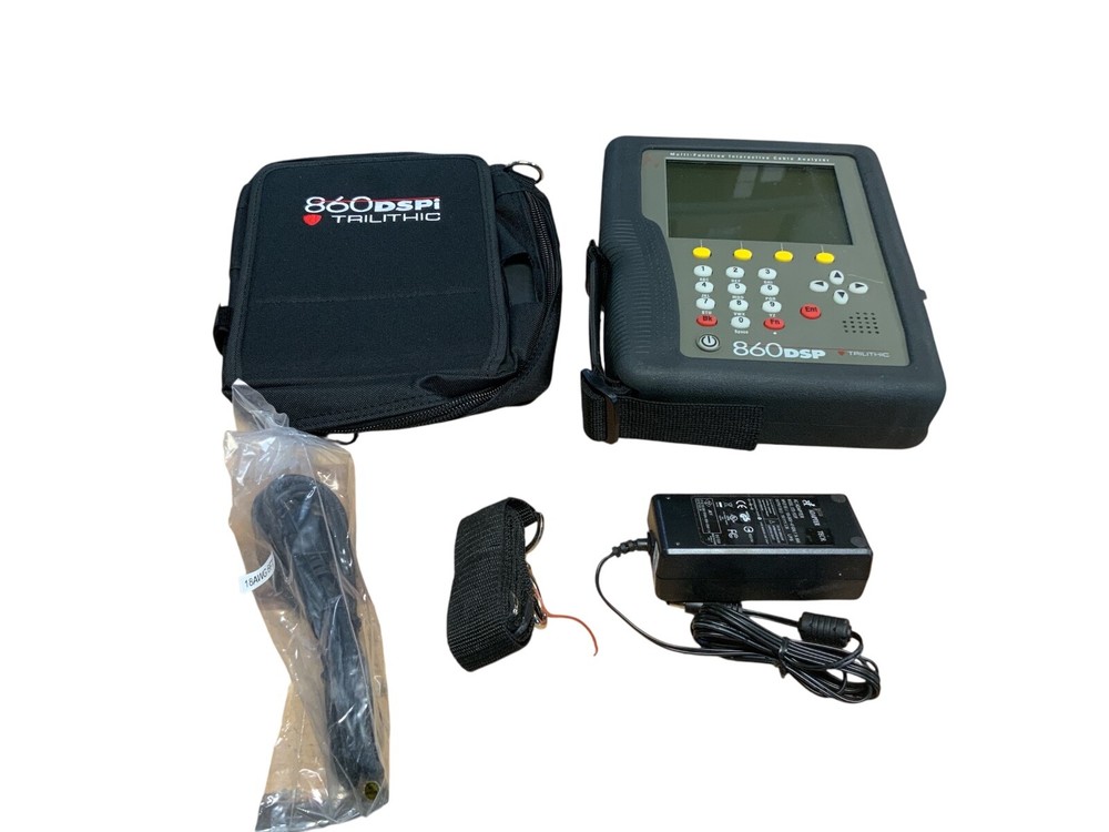 Trilithic 860 dspi Triple Play Cable Meter.