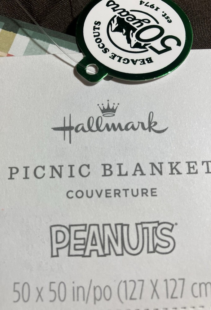 Peanuts® Beagle Scouts Picnic Blanket With Bag