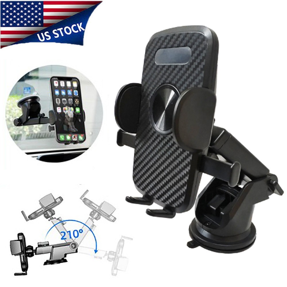 Universal 360° Car Cell Phone Holder Windshield Dashboard Dash Mount For iPhone