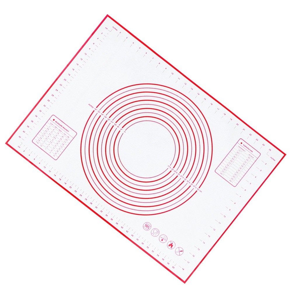 Silicone Dough Rolling Mat Baking Mat Kitchen Tools for Cookie Pizza Pastry