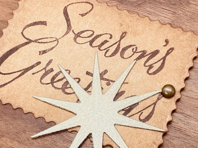 Bronze mushroom brads (50 count)