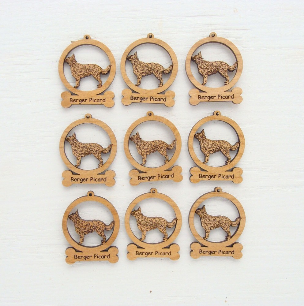 Berger Picard   Mini Ornaments  Box of 9