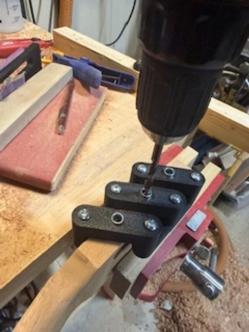Classical Guitar Tuning Machine Locator Plus Headstock Template | Luthier Tools