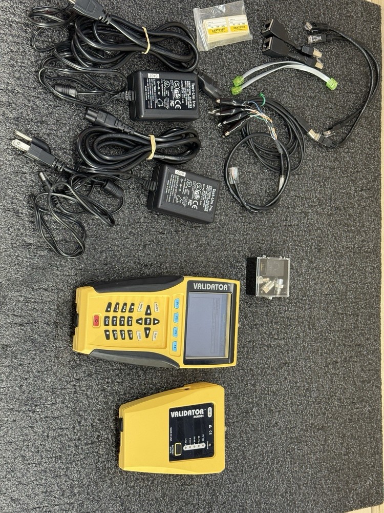 JDSU Validator NT900 and Validator Remote NT93 Network LAN Ethernet Cable Tester