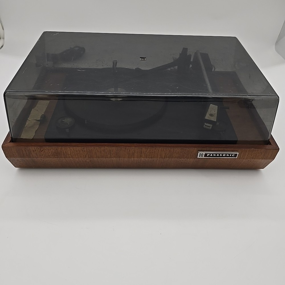 PANASONIC RD-7673D Automatic Turntable Speed 16 33 45 78 + Dust Cover READ!