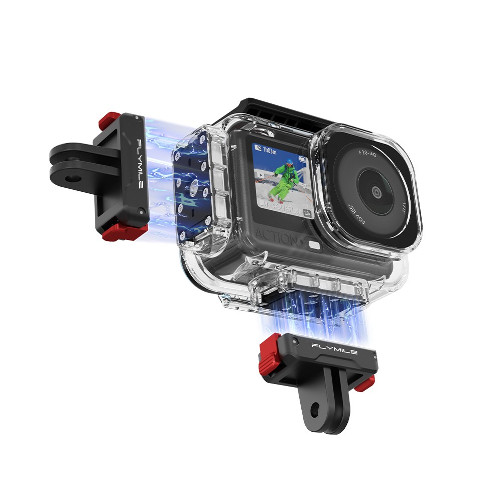 Waterproof Case For DJI OSMO Action6 Camera 60M/196FT Invisible Shell Accessory