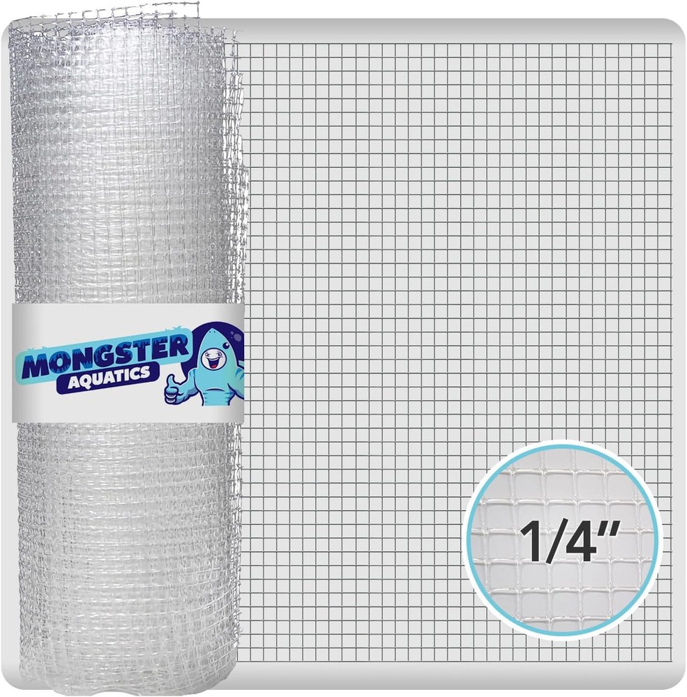 Clear Mesh Netting Material - 4'x5' - Plastic 4'x5', White