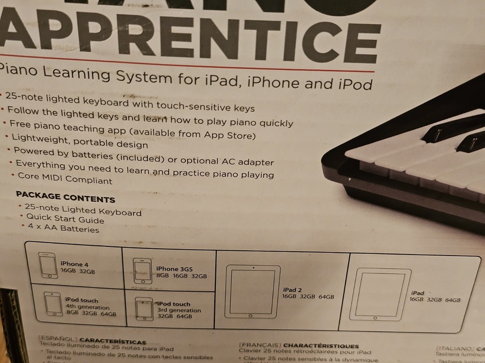 Ion Piano Apprentice Learning System iPad iPod iPhone Learn To Play Complete