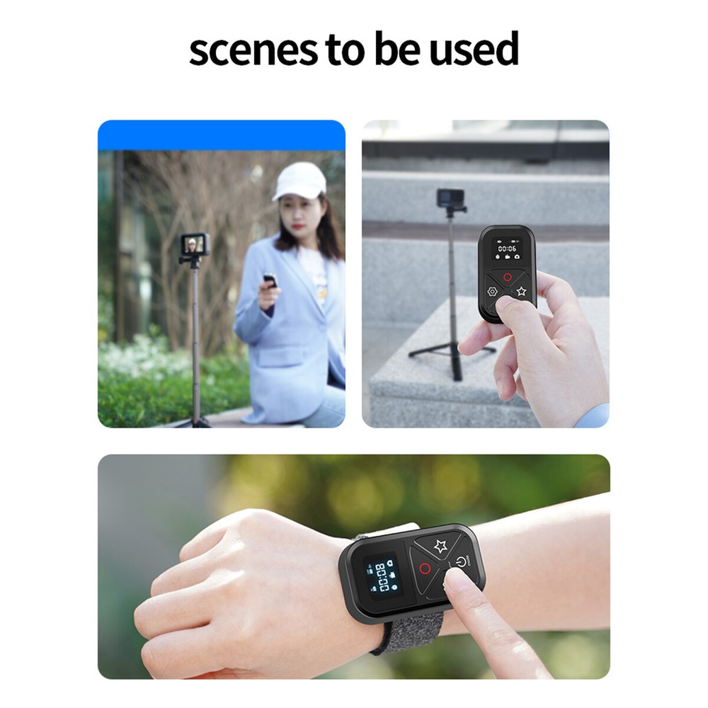 80M Smart Wireless Remote Control Camera Controller for GoPro Hero 11/10/9/8/MAX