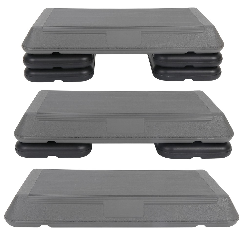 Trainer Adjustable Exercise 28" Aerobic Step Non-Slip Surface Platform Stepper
