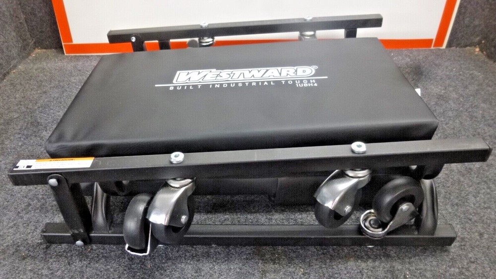 NEW WESTWARD Creeper: Std-Duty, 300 lb Max Load Capacity, 4 1/2 in Ht Range