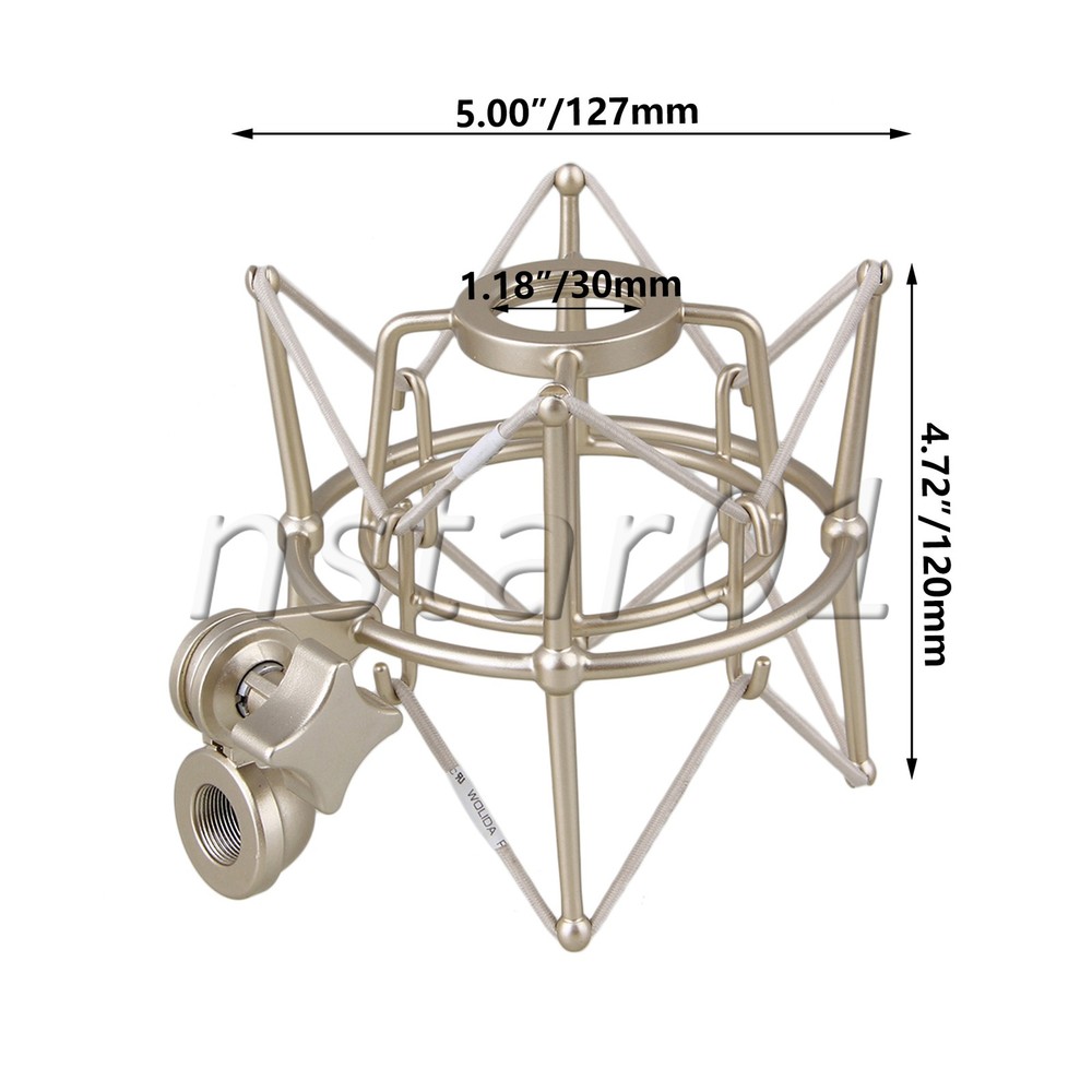 Spider Shock Mount Replacement for Newman U87 Micropone Cylindrical Shape
