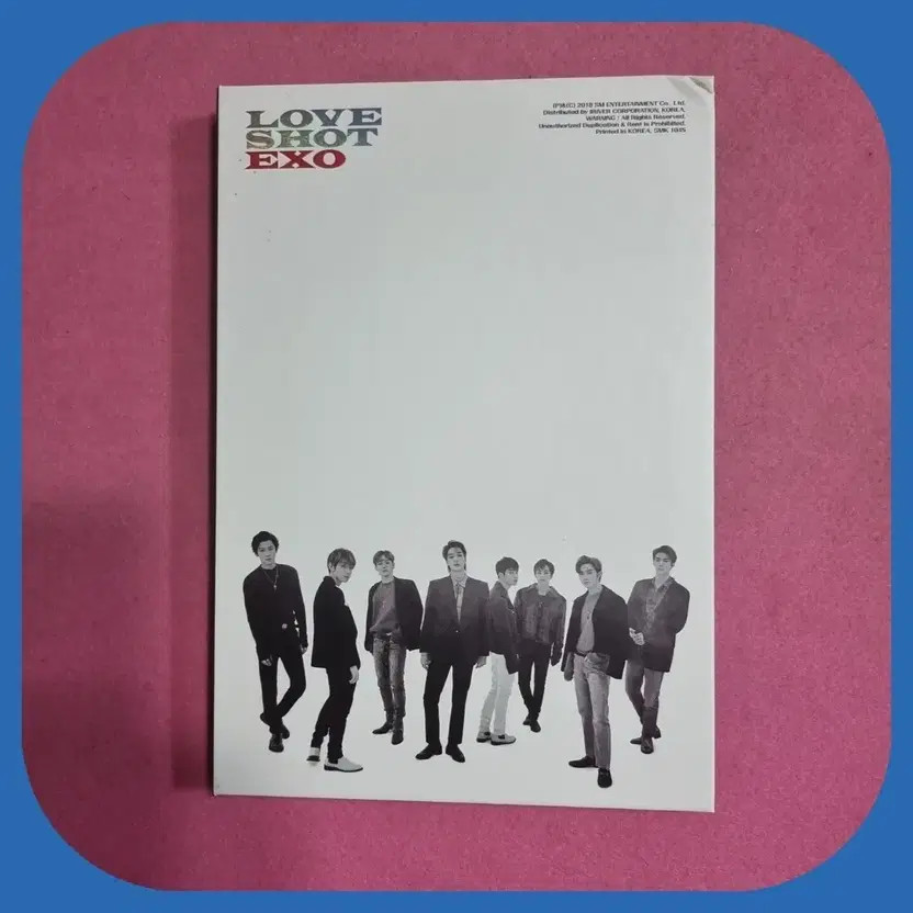 EXO Love Shot CD, Unused, 2018 Release