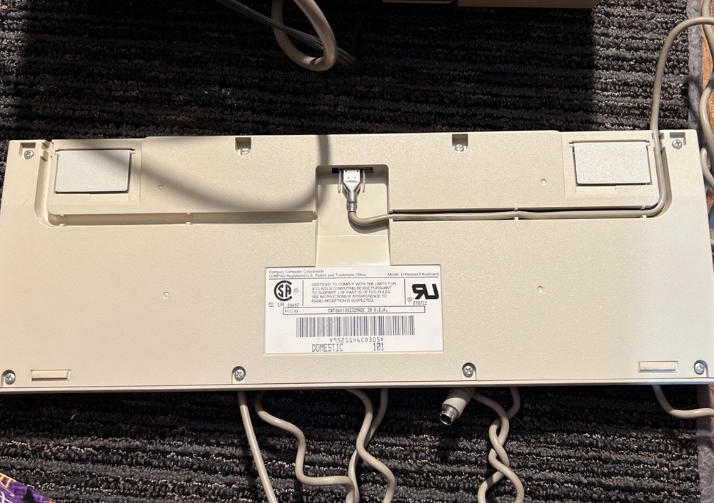 Compaq Enhanced II Keyboard - vintage, Untested - domestic 101