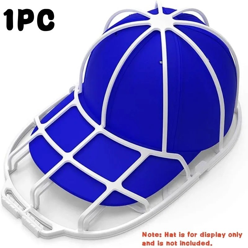 3 Pack Hat Washer Baseball Cap Cleaner Machine Washing Cage Holder Frame Net New