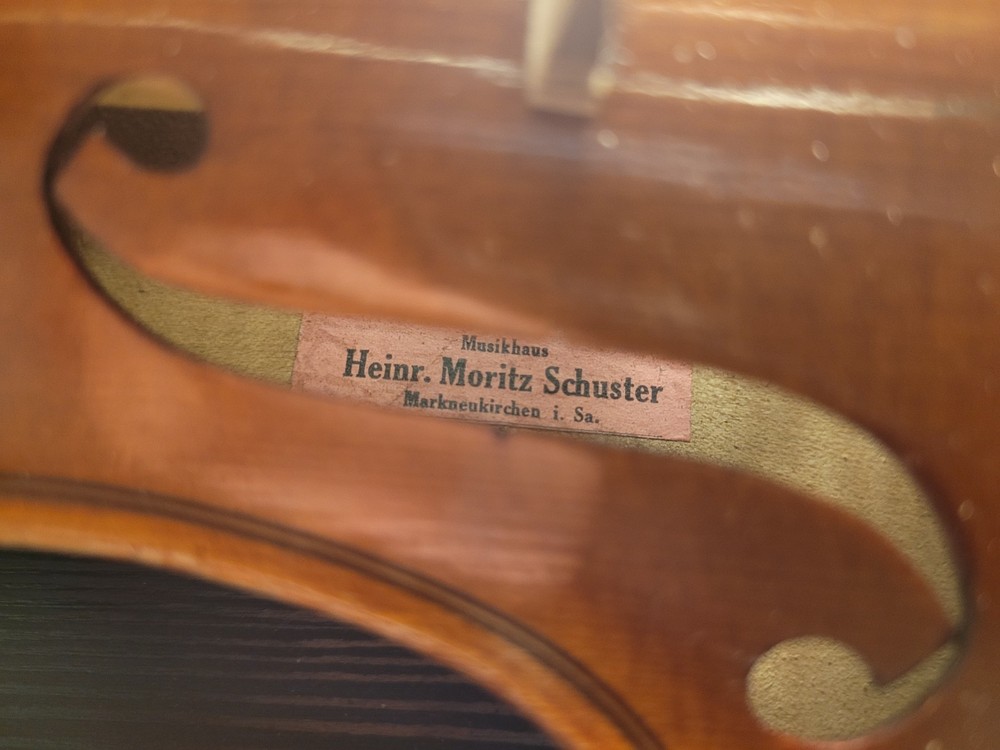 Old Violin Heinrich Moritz Schuster