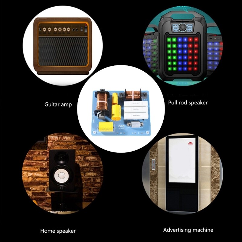 F125 2 Way Speaker Crossover Filter Auditory Frequency Divider Crossovers