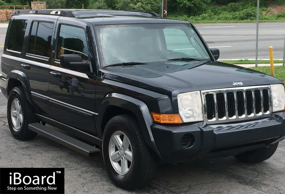 APS Premium 5" Black Side Steps Fit 06-11 Jeep Commander