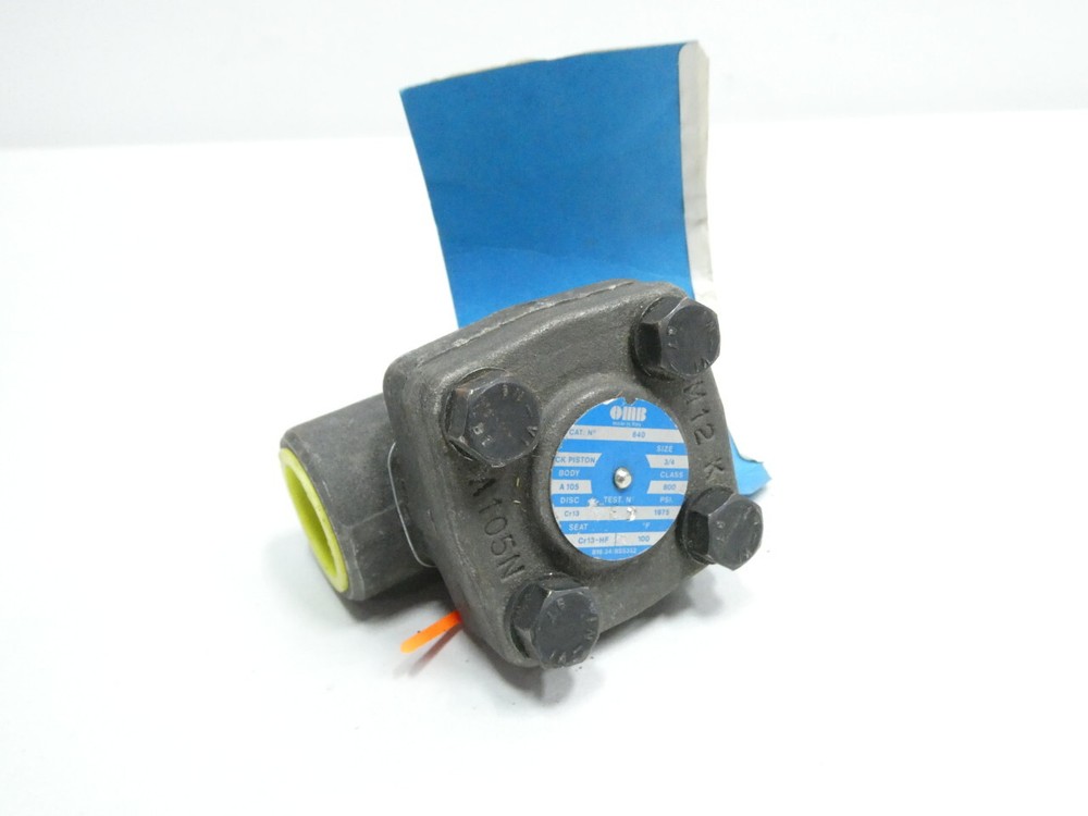 Omb 840 Socket Weld Check Valve 800 3/4in