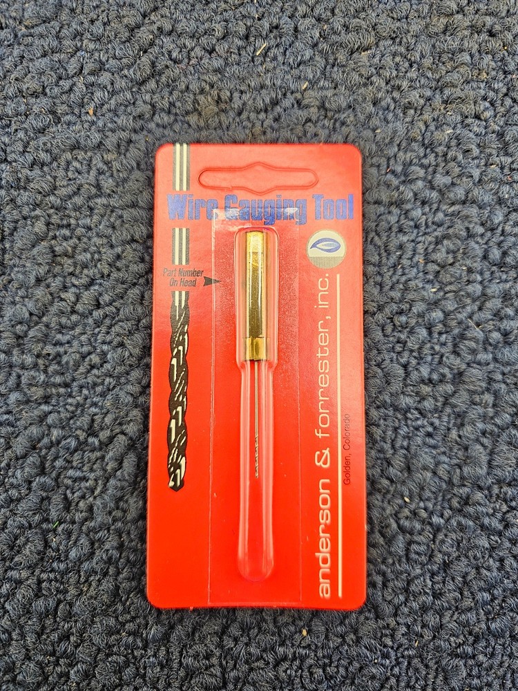 (QTY 2) ANDERSON & FORRESTER #71 WIRE GAUGING TOOL WTH HANDLE