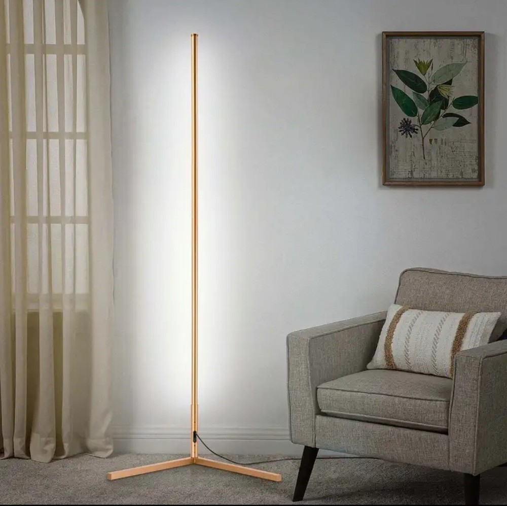 Color Changing Corner Lamp - Modern RGB Multicolored + White Light
