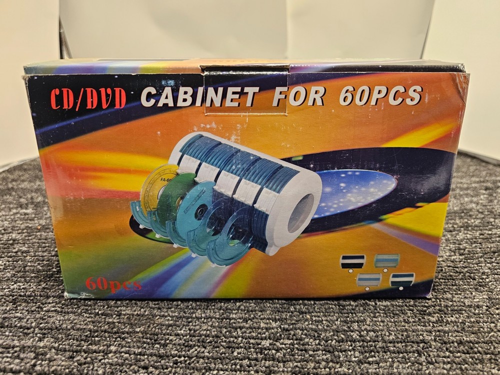 CD DVD Case Cabinets Storage For 60 Pieces