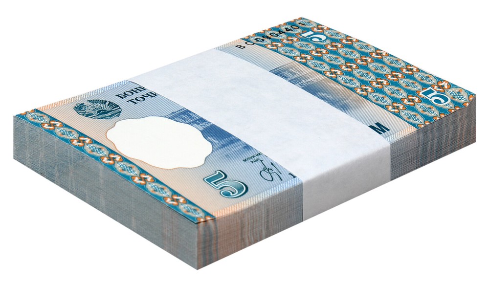 Tajikistan 5 Dirams, 1999, P-11a.2, UNC X 100 PCS Bundle Pack