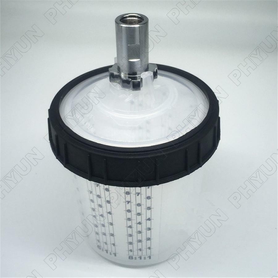 600ML Disposable Cup+M16x1.5 Internal Thread Connector For Adapter Spray Gun