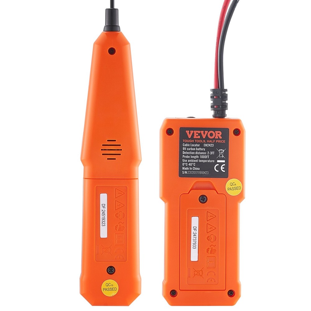 VEVOR Underground Cable Locator,3 FT Max. Detection Depth,Wire Tracer Break Dete