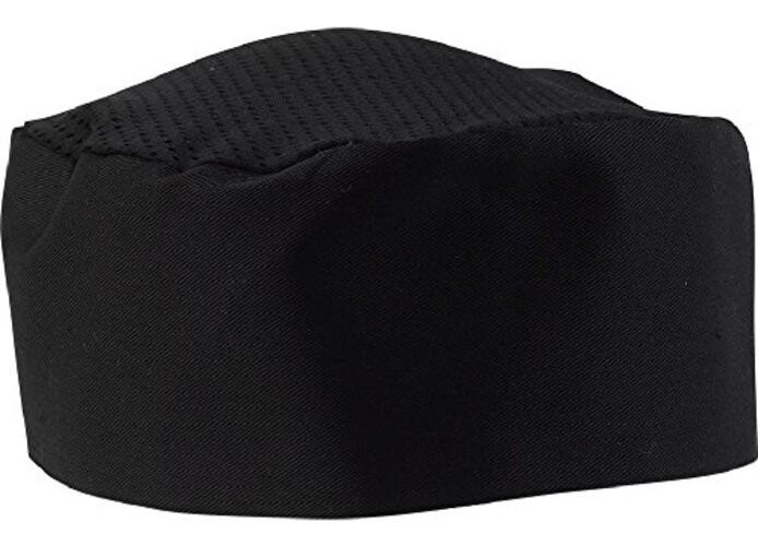 Black Chef Hat - Adjustable. One Size Fit Most () 1