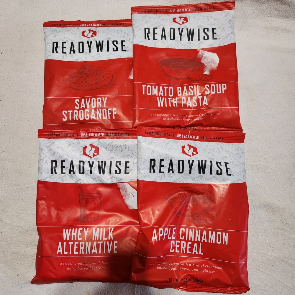 Ready Wise Meal Packets 4 Pack Assortment