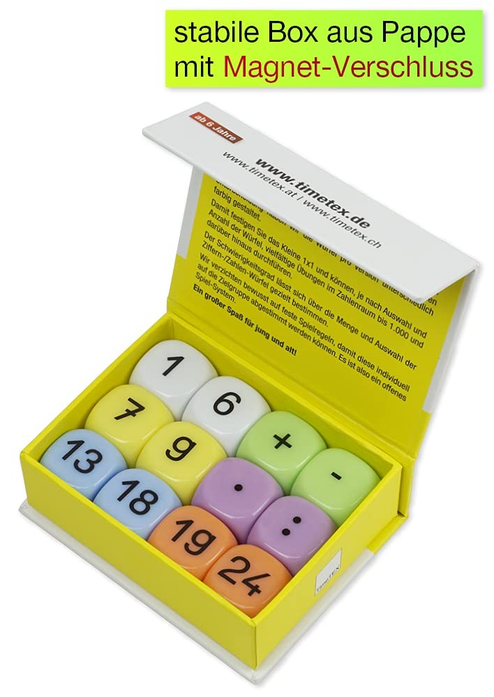 Set of 12 20mm Math Boxes