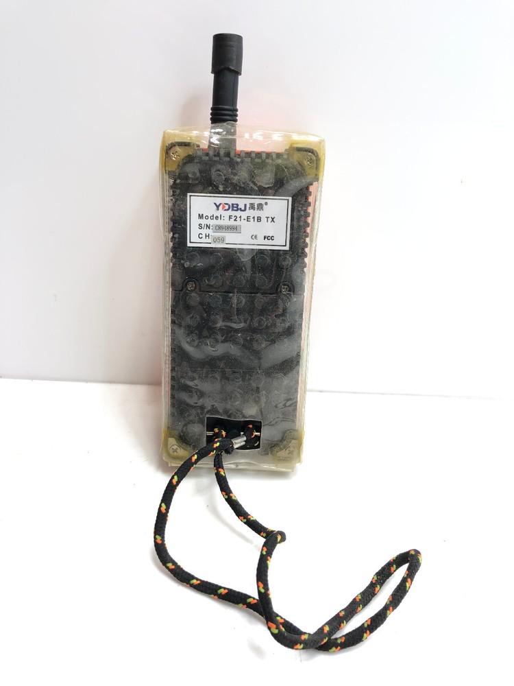 YDBJ F21-E1B Hoist Crane Wireless Remote Controller Transmitter Push Button