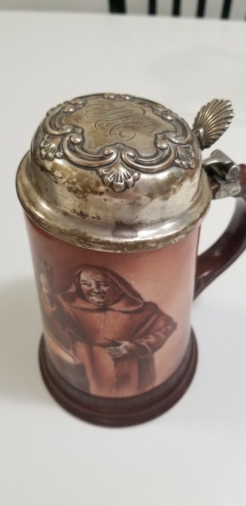 GORHAM STERLING SILVER STRASBOURG COVERED BEER MUG