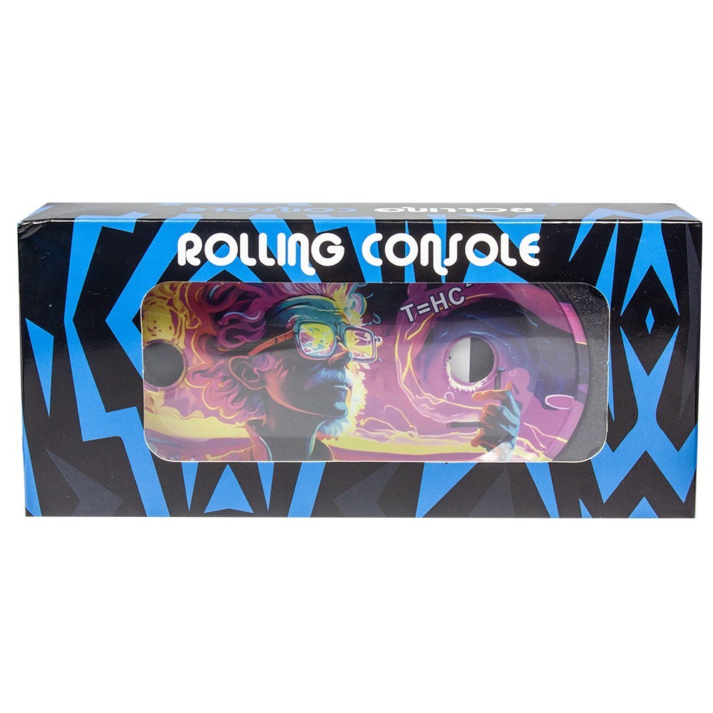 Foldable Rolling Tray with Cone Loader for King or 1-1/4 Size Pre Rolled-Crazy