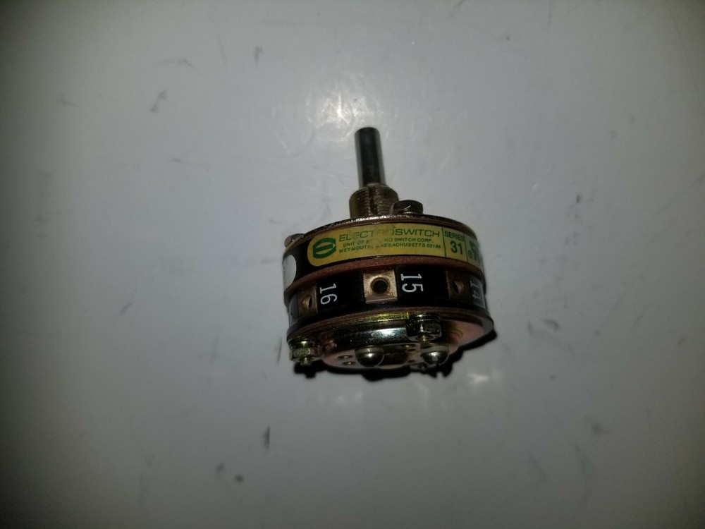 ElectroSwitch Rotary Switch, Series 31, 31901LW