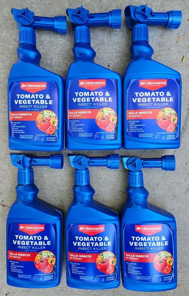 BioAdvanced Tomato & Vegetable Insect Killer 32-Ounce 6 Pack