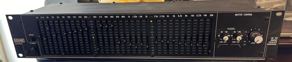 Rane GE 30 Graphic Equalizer. Came from working rack but untested.