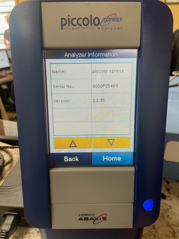 Abaxis Piccolo Xpress Chemistry Blood Analyzer