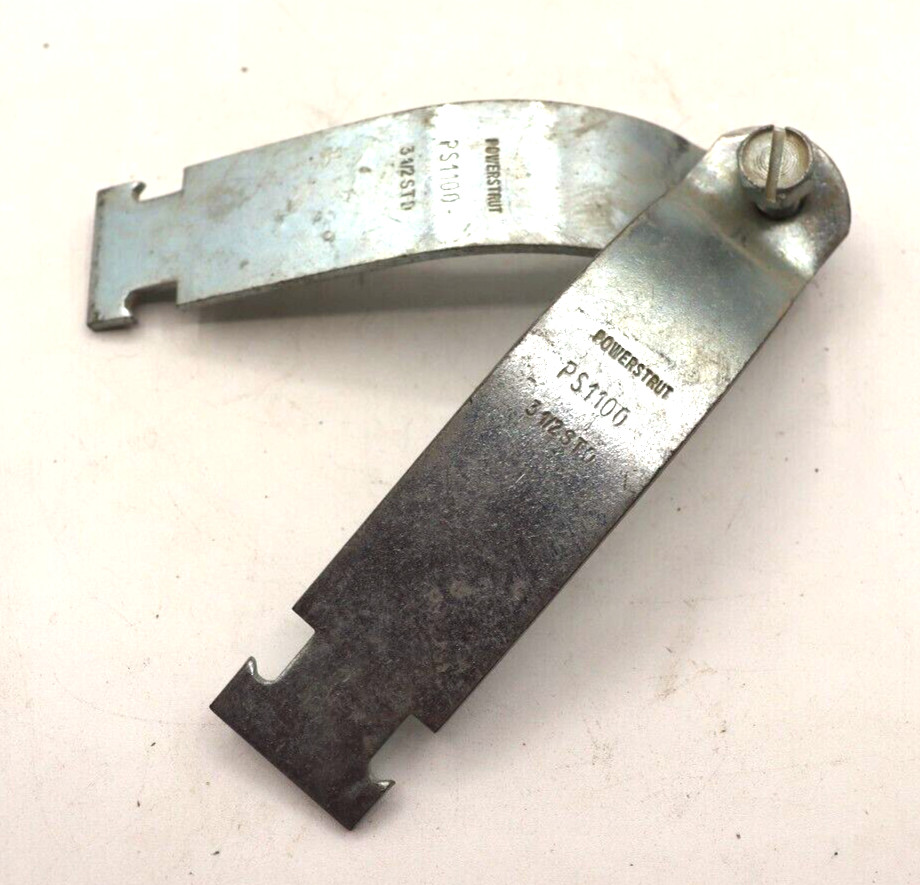 Powerstrut PS1100, 3-1/2 STD Rigid Strut Strap, Electro-Galvanized, Package of 5
