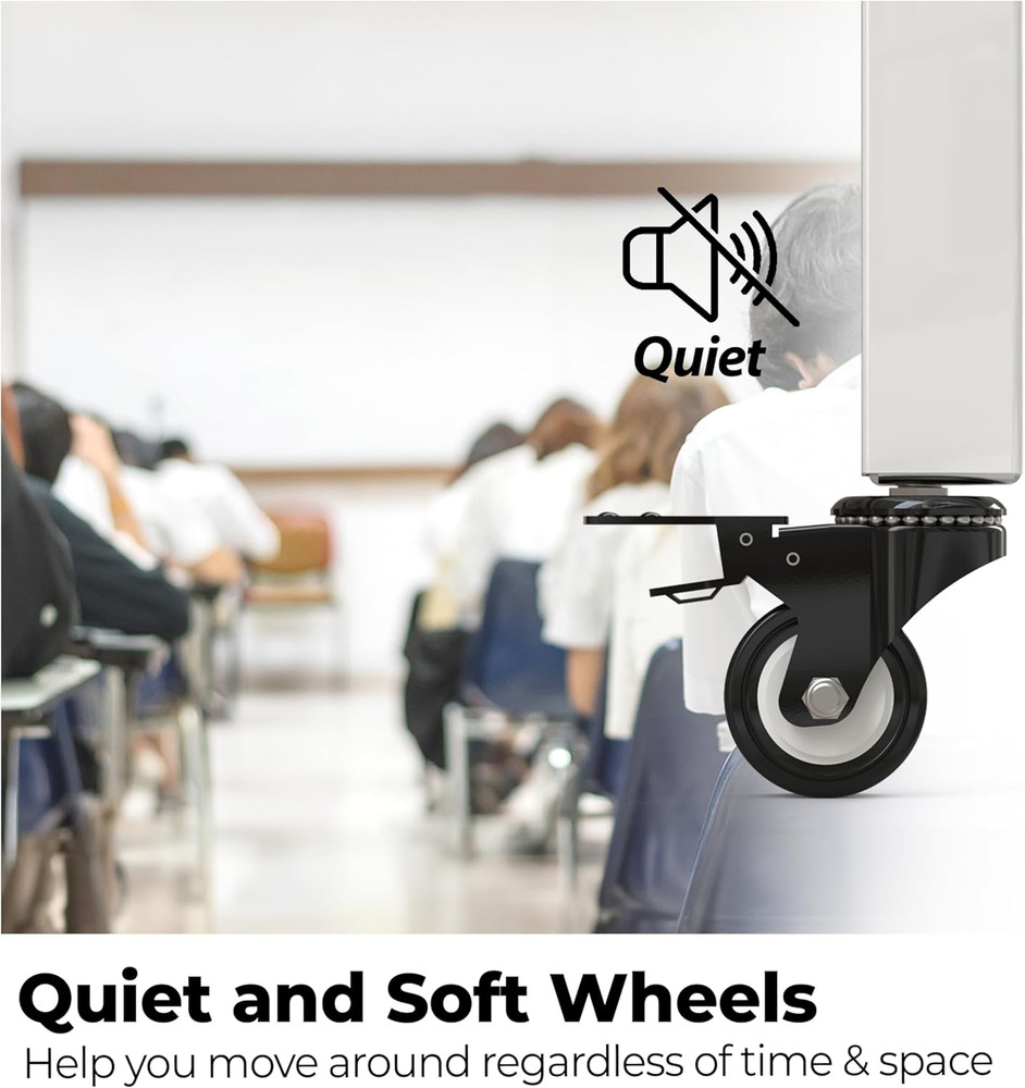 5-Tier Metal Rolling Cart with Adjustable Shelves - Heavy Duty Storage Unit