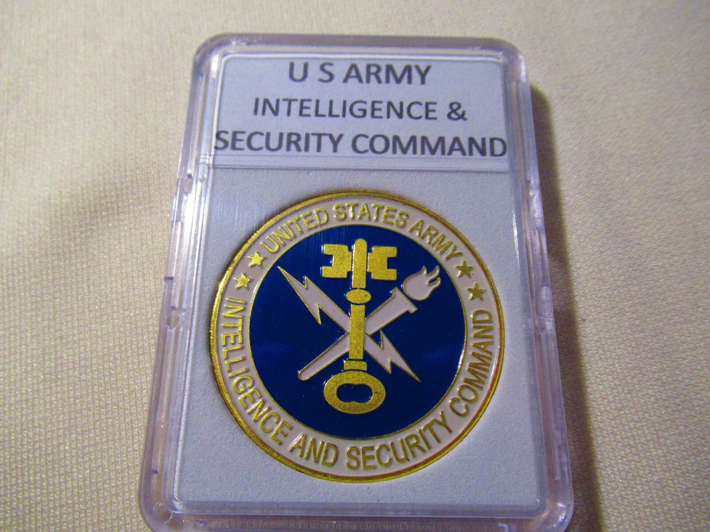 U S ARMY INTELLIGENCE & SECURITY COMMAND (INSCOM) Challenge Coin